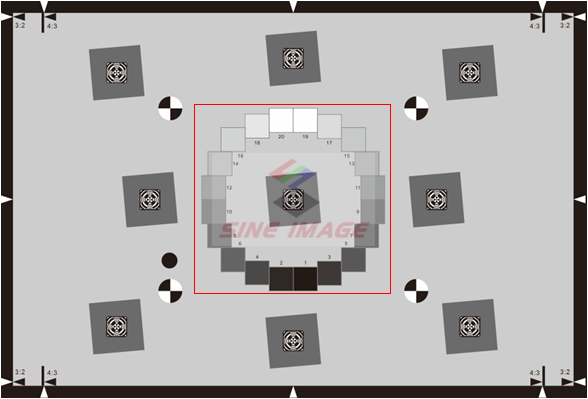 2018ISO(E-SFR)分辨率测试卡摄像头检测图卡