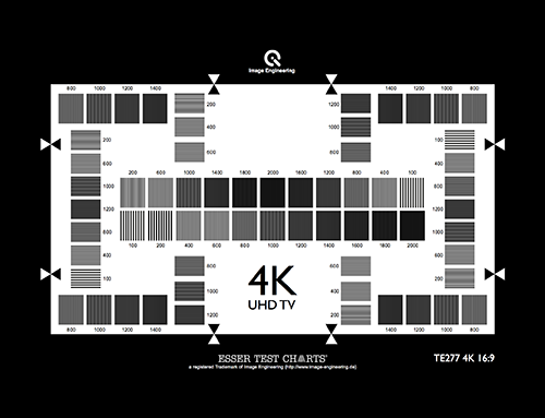 4K(UHD TV)分辨率测试卡